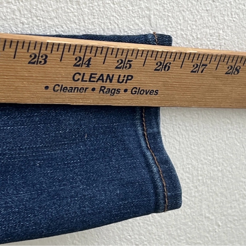 American Eagle Skinny Jeans High-Rise jegging Distressed Blue size 4 short - Picture 11 of 11